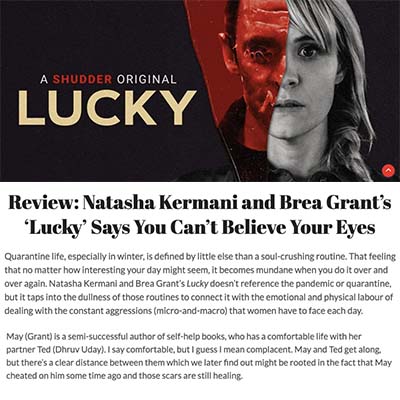 Review: Natasha Kermani and Brea Grant’s ‘Lucky’ Says You Can’t Believe Your Eyes